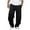 Black, variant on Men's Casual Pleated Trousers with Side Pockets Comfortable Relaxed Fit Soft Big and Tall Pants Yellow,M