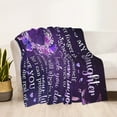 thumbnail image 6 of 1 pc Daughter Gifts from Mom to My Daughter Blanket from Mom Daughter Gifts for Birthday for Daughter Graduation Christmas Blanket (80''x60''), 6 of 7