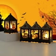 thumbnail image 2 of Halloween Lantern Battery Powered Halloween Decorative Lamp Simulated Flame LED Lantern for Home Outdoor, 2 of 6