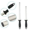 thumbnail image 5 of Diamond Honing Steel 8" Knife Sharpening Rod Kitchen Sharpener Stick with Honing Hook, 5 of 5