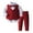 Red, variant on Toddler Boys Formal Tuxedo Suit Bow Tie Long Sleeve Dress Shirt Waistcoat Trousers 4Pcs Set, Sizes 4-5T
