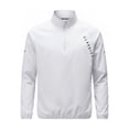 thumbnail image 2 of Sun Shirts for Men Long Sleeve UV Protection Tshirt Athletic Quarter Zip Pullover Stand Neck Quick Dry Lightweight Hiking Tops White XXS, 2 of 8