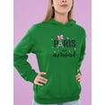thumbnail image 2 of Paris Mon Amour! Hoodie Women -Image by Shutterstock, Female 4X-Large, 2 of 4