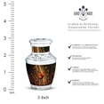 thumbnail image 2 of JAGASY Orange Butterfly Urn for Ashes for Women - Memorial Tiny Urn for Ashes Adult Male & Female - Leaf Decorative Keepsake Urn - Black Funeral Small Urn for Mom & Dad - ( 3 Inch), 2 of 7
