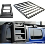 Roof Rack Cargo Carrier Luggage Basket Ladders for 2018-2025 Jeep Wrangler JL