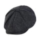 thumbnail image 3 of Boina plana para hombre, cálida, para golf, regalo informal de invierno, para taxista, pintor Gris oscuro, 3 of 9
