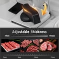 thumbnail image 4 of CUOCCO PRO 150W Electric Meat Slicer with 2 Blades, Adjustable Thickness 0-15mm, Removable Blade for Easy Cleaning, Child Safety Lock & Non-Slip Suction Feet, Ideal for Deli Meat, Cheese, and Bread, 4 of 10