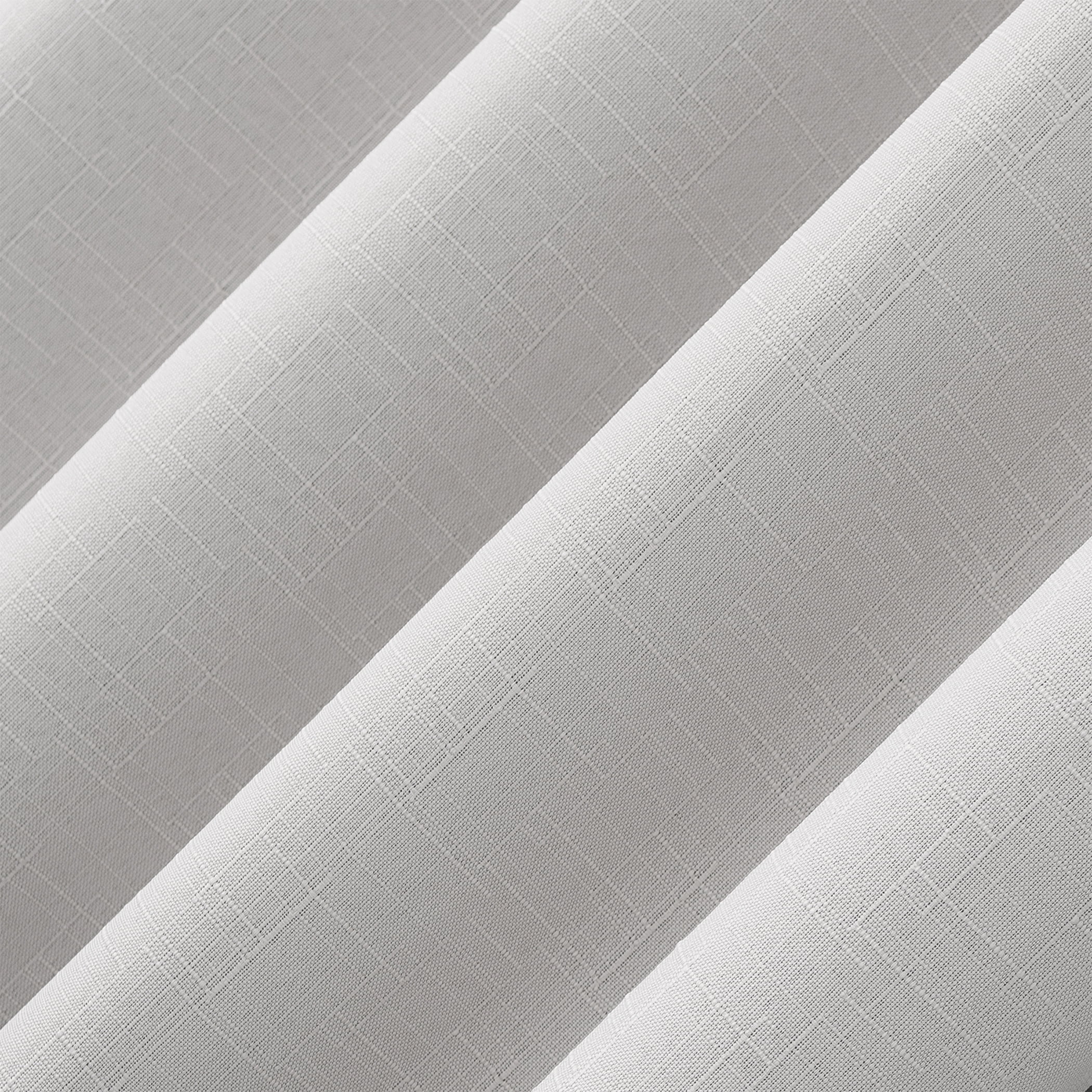 Sun Zero Channing Grid Texture Draft Shield Fleece Insulated 100% Blackout Grommet Curtain Panel, 50X84, Pearl