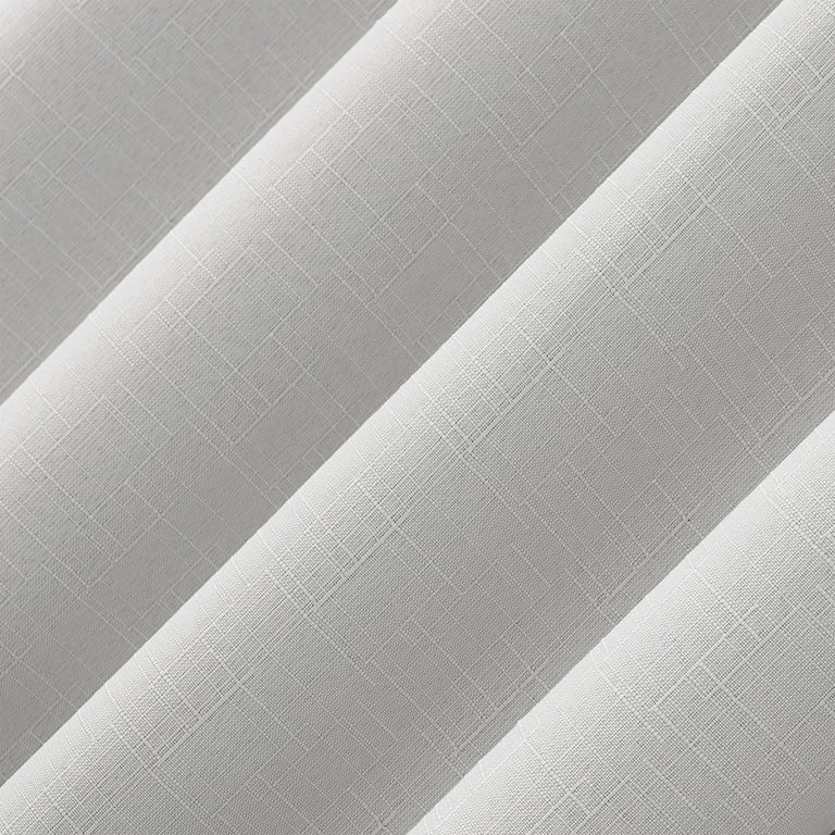 Sun Zero Channing Grid Blackout Curtain 50"W x 84"L Pearl photo 4