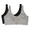 Black/ Heather Grey, variant on Women's Comfort Front Close Cotton Sports Bra, 2 Pack