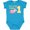 Turquoise, variant on Inktastic This Little Piggy is 1 Boys or Girls Baby Bodysuit
