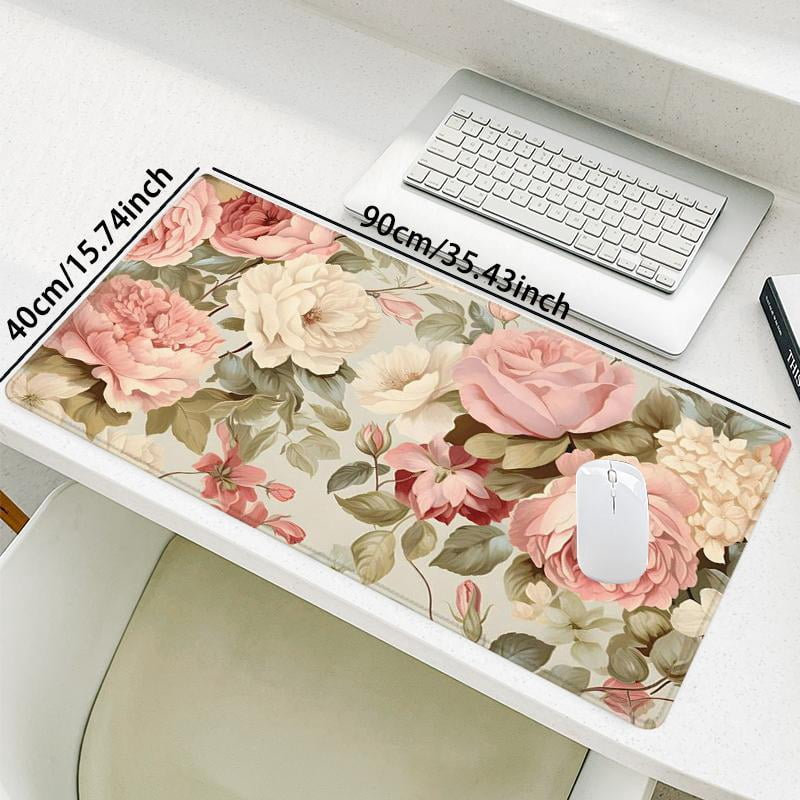 HELLOYOUNG Extended Gaming Mouse Pad Non-Slip Rubber Base with Stitched Edges Large Desk Mat for Office & Laptop Accessories Halloween Christmas Gift