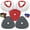 2 Mop Heads+2 Sponge Brush+1 Connector, variant on 5 Pack Spin Mop Replace Head for O Cedar EasyWring 1 Tank, Includes 2 Microfiber Mop Replacement Refill, 2 Prone to Foaming Scrubber Sponge Brushes & 1 Connector for Kitchen, Bathrooms, Glass