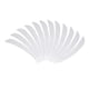 thumbnail image 1 of 12 piezas de plumas de flecha de tiro con arco de 3'', plumas naturales de pavo Blanco, 1 of 8