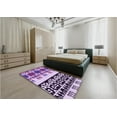 thumbnail image 5 of Ahgly Company Machine Washable Indoor Rectangle Transitional Purple Jam Purple Area Rugs, 7' x 9', 5 of 7