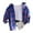Blue, variant on GDEGE Kids Boys Girls Shirts Autumn Long Sleeves Button Down Western Plaid Lapel Casual and Loose Shirt for Kids Clothes