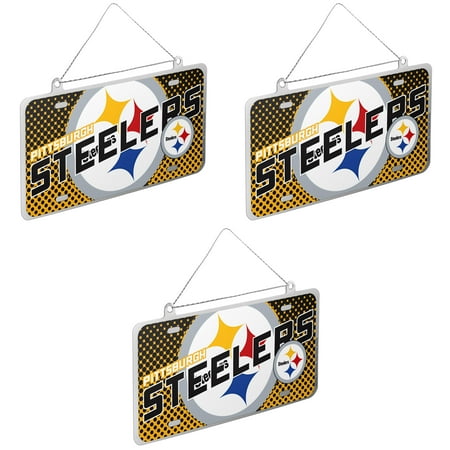 nfl pittsburgh steelers metal license plate christmas nfl pittsburgh steelers metal license plate christmas