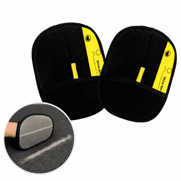 Pawchum Pet Hair Remover Mitt for Furniture, Clothing and Upholstery, Reusable Dog and Cat Fur Removal Glove, Black, 2 Pack