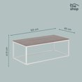 thumbnail image 2 of Mesa de Centro Rectangular The Shop, Mesa Auxiliar, Artículos de Decoración para el Hogar gris Unitalla, 2 of 6