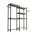 thumbnail image 1 of 5-Tier Wood Over The Washer and Dryer Storage Shelf,Laundry Room Organization Space Saving Laundry Drying Clothes Racks,Adjustable Height Bathroom Shelf,for Home, Laundry Room, 1 of 7