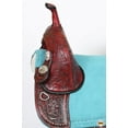 thumbnail image 5 of HILASON Western Trail Barrel Racing American Leather Treeless Saddle | Horse for Horses, 5 of 7