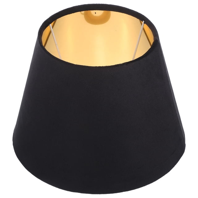 OULII 1Set Household Lampshade for Table Lamp with Dustproof and Soft Light Functions in Black and Golden Colors