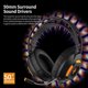 thumbnail image 5 of Ajazz AX120 USB Wired Headset 3.5mm Stereo Gaming Headset Noise Cancelling Headphone with Mic 50mm Driver Unit White, 5 of 5