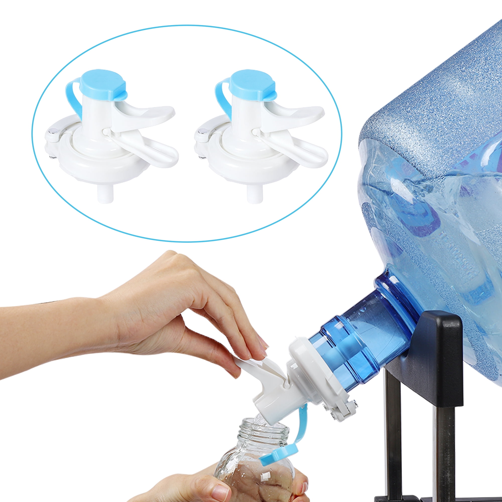 2pcs Portable Dispenser Valve BPA Free Fast Flow Water Spout for 55MM