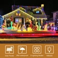 thumbnail image 5 of Syenll Outdoor Solar String Lights, 39ft 100 LED Solar Christmas Fairy Lights for Patio Garden Party Decoration, Multicolor, 5 of 9