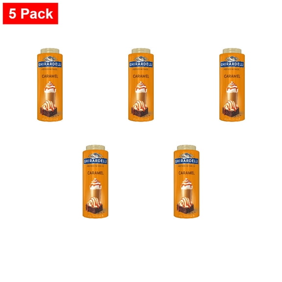 Ghirardelli Premium Caramel Sauce 16 oz - 5 Pack