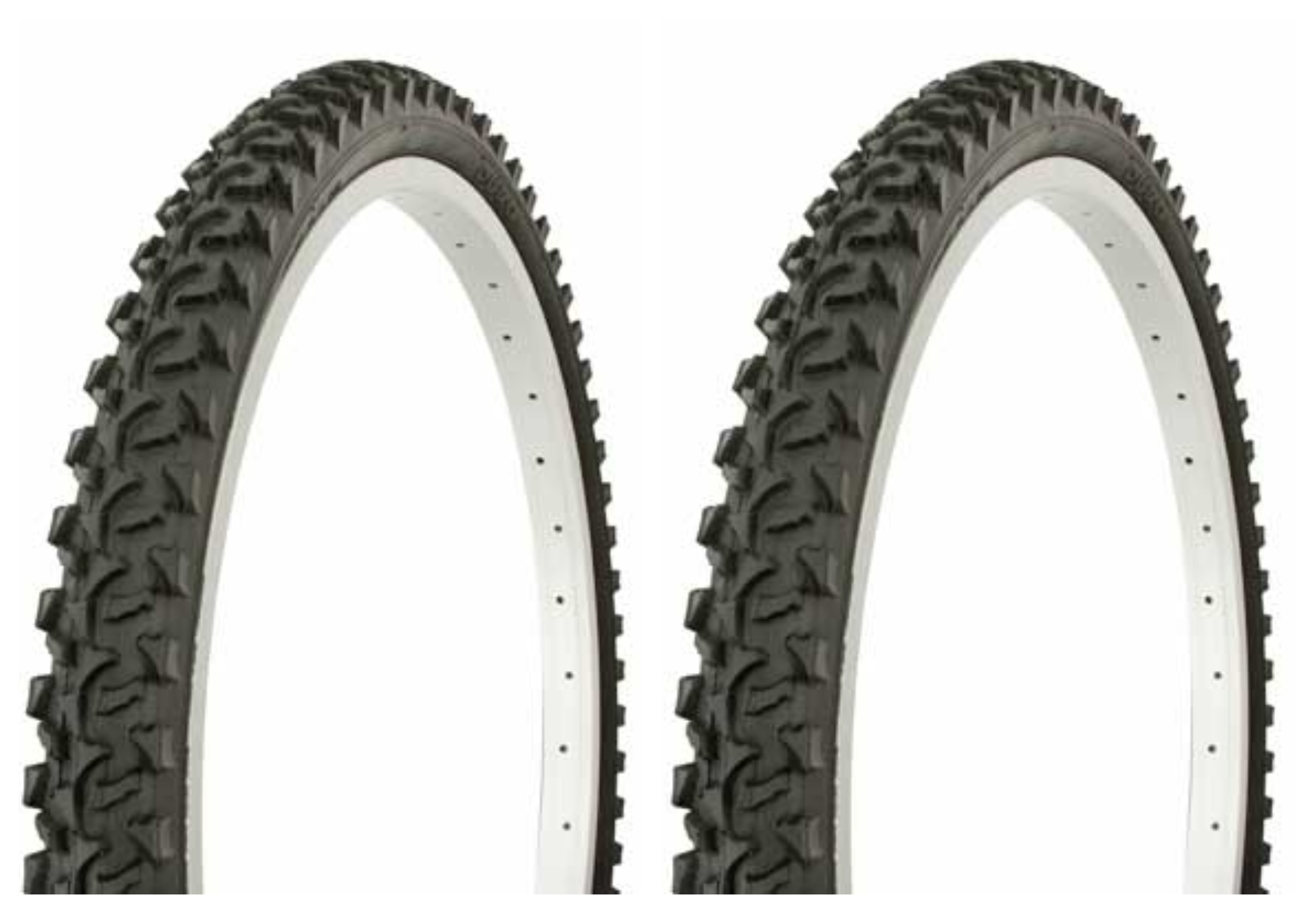 Tire set. 2 Tires. Two Tires Duro 24" x 1.95" Black/Black Side Wall , beach cruiser bike Tires, cruiser bike Tires, chopper bike Tires