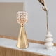 thumbnail image 1 of Candelabro Pilar Base Redonda Elegante Soportes Tealight Vela Cónica de Lujo Soledad, 1 of 10