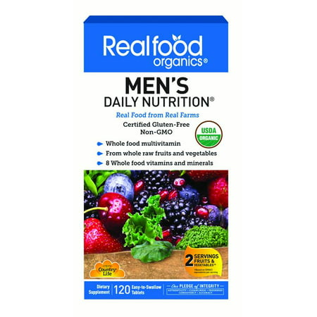 Country Life Vitamins Men's Daily Nutrition Tablets, 120 Ct