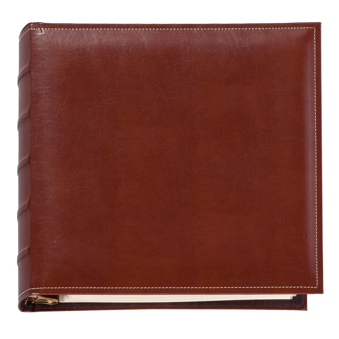 Exposures Charter ExtraCapacity 3Ring Photo Album, Cognac