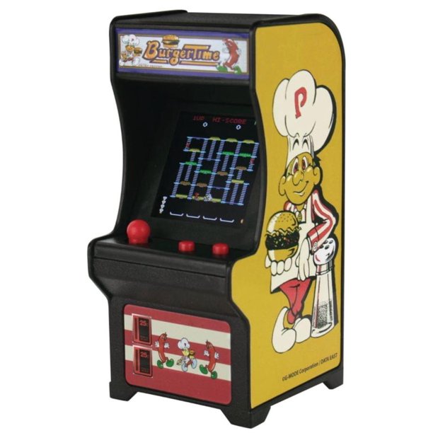 Tiny Arcade Miniature Video Game Burger Time