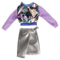thumbnail image 4 of Barbie Fashions 2-Pack Clothing & Accessories Set Includes Iridescent Sweatshirt, 4 of 7