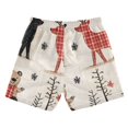thumbnail image 7 of FORMRS Boys Swim Trunks Quick Dry Mesh Liner Boardshorts Sizes XS-XL, Retro Christmas Forest, 7 of 7