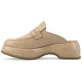 thumbnail image 3 of Journee Womens Antonina Slip On Mule Platform Loafer, 3 of 10