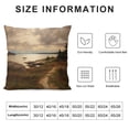 thumbnail image 5 of Chilfamy Boat on Lake Fashion Style Dirt-Resistant Throw Pillow Covers for Couch Sofa Bed Living Room Bedroom Aesthetic Decorative Short Plush 1PC 20x20in, 5 of 5