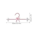 thumbnail image 4 of SSZMDLB 2Pcs Hangers No-mark Clothes Hangers, Cute Wardrobe Storage Hangers forGirls, Sweet Style Plastic Clothing Racks, Non-Slip Hangers for Closet Organization, 4 of 9