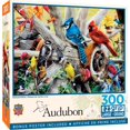thumbnail image 1 of Puzzle MasterPieces Audubon Backyard Birds 300 piezas, 1 of 5