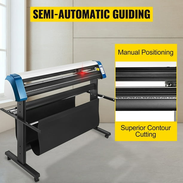 Plotter de corte de vinilo VEVOR 53 pulgadas Semiautomático con soporte de piso y software SIGNMASTER