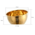 thumbnail image 3 of Multi-Functional creative color Safety Material Washing Vegetables Kitchen Tool Drain Basket Rice Washing Bowl Strainer Basket Sieve Drainer MULTICOLOR, 3 of 8