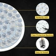 thumbnail image 4 of Motorcycle Turn Signal Light 2inch Waterproof Motorbike Turn Signal Light Bulb Kit with Cover DC 12V Professional Front Rear Break Blinker Light Amber/White/Red for Motorbike, 4 of 10