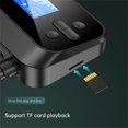 thumbnail image 3 of Bluetooth 5.0 Audio Receiver Transmitter Portable 3.5mm Aux Audio Cable Adapter With Screen Fiber Coaxial Tf Card Mp3 Player black, 3 of 4