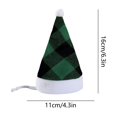 thumbnail image 3 of Fegute Christmas Pet Hat Santa Hat for Dogs Cats Holiday Party Decor Adjustable Size Cute Design Multicolor Comfortable Fabric Pet Accessories, 3 of 6