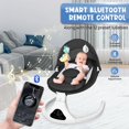 thumbnail image 2 of Columpio eléctrico para bebés RIVIPLOU portátil con control remoto, 2 of 7