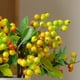 thumbnail image 5 of Ramas de bayas artificiales | Tallos decorativos de espuma y arándanos 23 cm • Acabado mate realista • Azul marino rojo verde amarillo • Accesorios de fotografía de bodas navideñas • Diseño flexible, 5 of 6