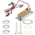 thumbnail image 1 of Microphone de Guitare Électrique, Guitare Électrique Double Bobine Double Bobine Micro de Guitare Électrique Précâblée Double Bobine Installation Sans Effort, 1 of 8