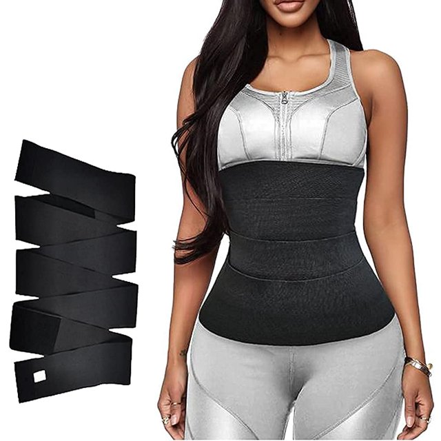 Entrenador de cintura con vendaje, recortador de cintura para mujer, entrenador de soporte de cintura Lumbar con vendaje de arranque rápido, recortador de cintura oso de fresa Hogar